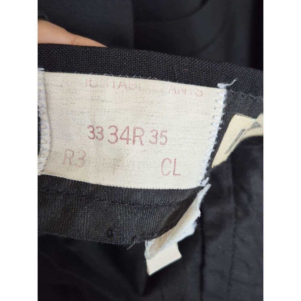 Men's Black 3-Button Tuxedo Jacket by Formal Specialists 42R , Bottoms 34R - Picture 5 of 7